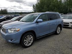 Toyota salvage cars for sale: 2008 Toyota Highlander Hybrid Limited