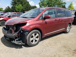 Vehiculos salvage en venta de Copart Finksburg, MD: 2014 Toyota Sienna LE
