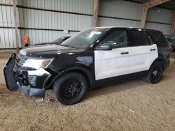 Ford Explorer salvage cars for sale: 2017 Ford Explorer Police Interceptor