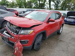 Jeep Compass salvage cars for sale: 2018 Jeep Compass Latitude