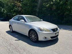 Lexus IS 250 salvage cars for sale: 2007 Lexus IS 250