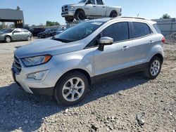 Ford Ecosport salvage cars for sale: 2018 Ford Ecosport SE