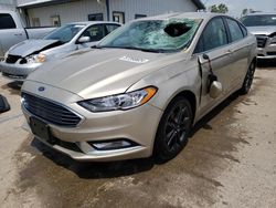 Salvage cars for sale from Copart Pekin, IL: 2018 Ford Fusion SE