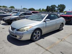 Salvage cars for sale from Copart Sacramento, CA: 2006 Toyota Camry Solara SE