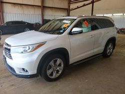 Toyota salvage cars for sale: 2015 Toyota Highlander Limited