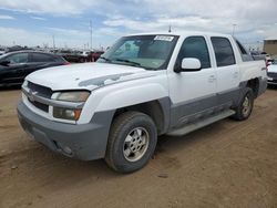 Chevrolet Avalanche Vehiculos salvage en venta: 2002 Chevrolet Avalanche K1500