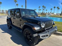 Jeep Wrangler Unlimited Sahara 4xe Vehiculos salvage en venta: 2021 Jeep Wrangler Unlimited Sahara 4XE