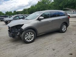 Salvage cars for sale from Copart Ellwood City, PA: 2017 KIA Sorento LX