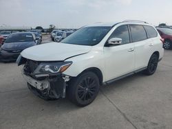 Salvage cars for sale from Copart Grand Prairie, TX: 2017 Nissan Pathfinder S