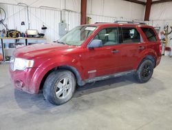 Ford salvage cars for sale: 2008 Ford Escape XLT