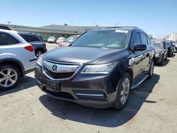 Acura salvage cars for sale: 2016 Acura MDX Advance