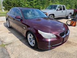 BMW 528 i salvage cars for sale: 2010 BMW 528 I