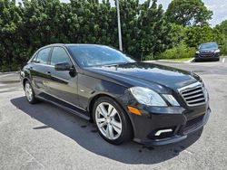 Salvage cars for sale from Copart Homestead, FL: 2011 Mercedes-Benz E 350 Bluetec