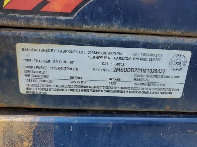 2021 Dump Trailer