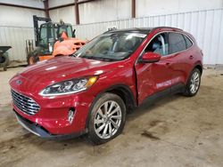 Vehiculos salvage en venta de Copart Lansing, MI: 2022 Ford Escape Titanium