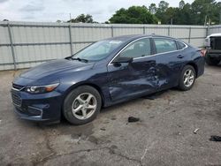 Chevrolet Malibu salvage cars for sale: 2016 Chevrolet Malibu LS