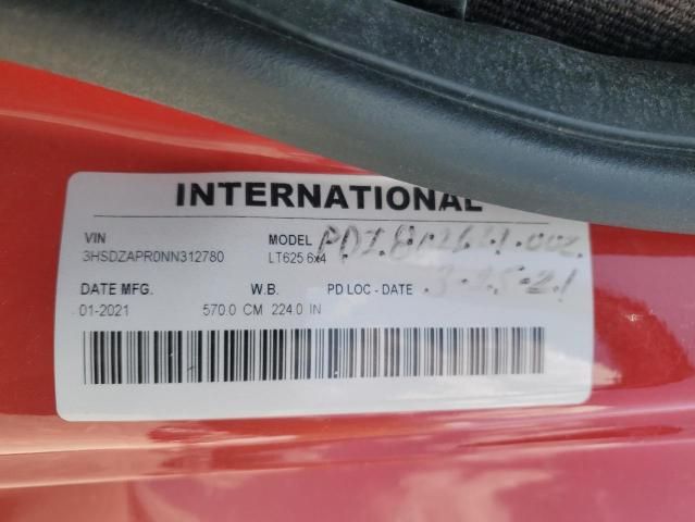 2022 International LT625