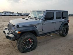 Jeep salvage cars for sale: 2020 Jeep Wrangler Unlimited Sport