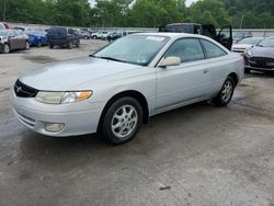 Salvage cars for sale from Copart Ellwood City, PA: 2001 Toyota Camry Solara SE