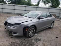 Salvage cars for sale from Copart West Mifflin, PA: 2015 Chrysler 200 Limited