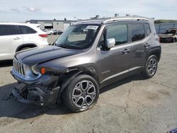 Vehiculos salvage en venta de Copart Vallejo, CA: 2017 Jeep Renegade Limited