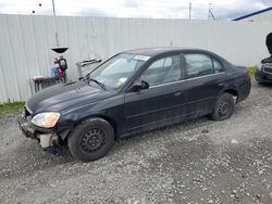 Honda Civic salvage cars for sale: 2002 Honda Civic LX