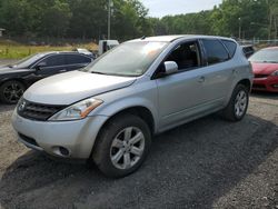 Salvage cars for sale from Copart Finksburg, MD: 2006 Nissan Murano SL