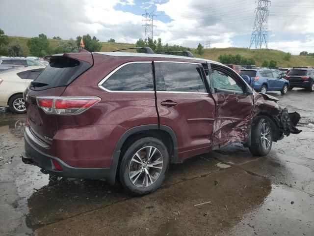 2016 Toyota Highlander XLE