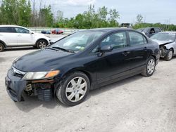 Vehiculos salvage en venta de Copart Leroy, NY: 2008 Honda Civic LX