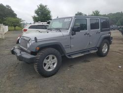 Jeep salvage cars for sale: 2016 Jeep Wrangler Unlimited Sport