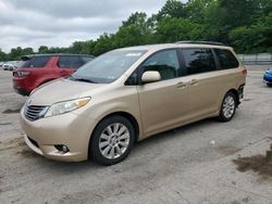 2011 Toyota Sienna XLE en venta en Ellwood City, PA