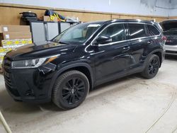 Salvage cars for sale from Copart Kincheloe, MI: 2019 Toyota Highlander SE