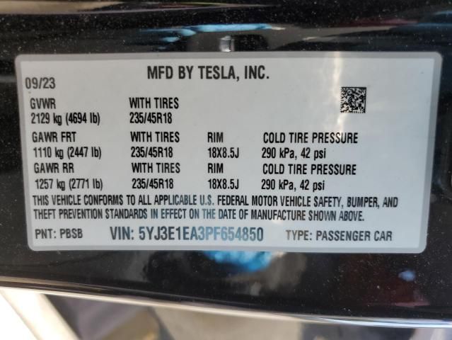 2023 Tesla Model 3