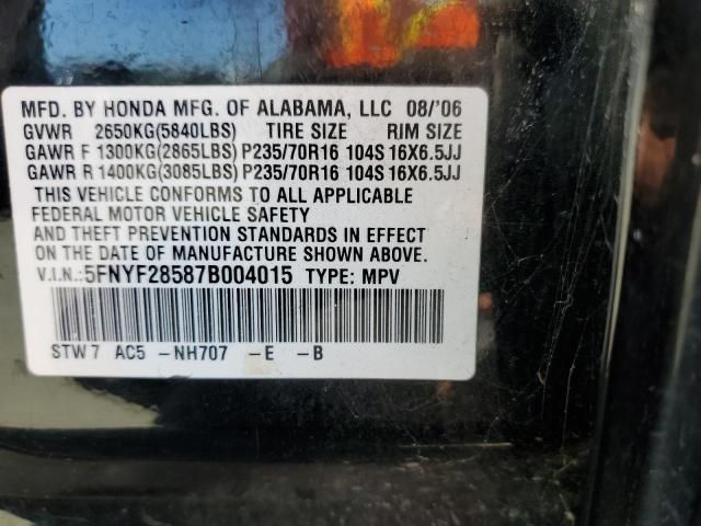 2007 Honda Pilot EXL