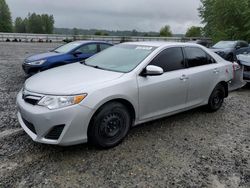 Salvage cars for sale from Copart Arlington, WA: 2014 Toyota Camry L