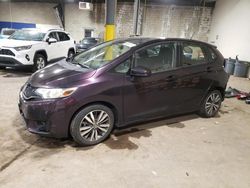 Honda FIT EX salvage cars for sale: 2017 Honda FIT EX