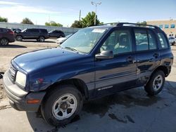 Chevrolet Tracker salvage cars for sale: 2002 Chevrolet Tracker