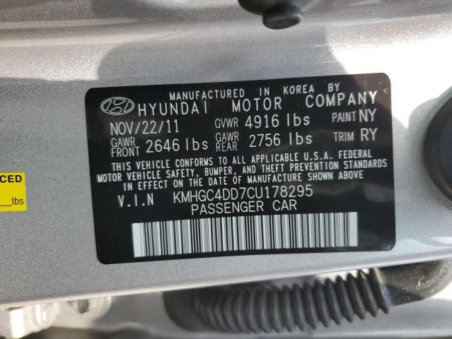 2012 Hyundai Genesis 3.8L