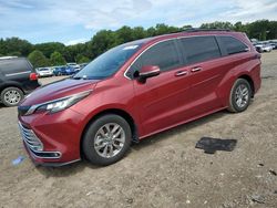 Toyota salvage cars for sale: 2022 Toyota Sienna XLE