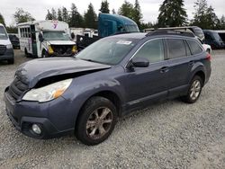 Salvage cars for sale from Copart Graham, WA: 2014 Subaru Outback 2.5I Premium