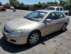 Salvage cars for sale from Copart San Martin, CA: 2006 Honda Accord EX