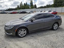 Chrysler salvage cars for sale: 2015 Chrysler 200 Limited