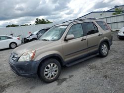 Salvage cars for sale from Copart Albany, NY: 2005 Honda CR-V EX