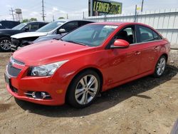 Chevrolet salvage cars for sale: 2012 Chevrolet Cruze LTZ