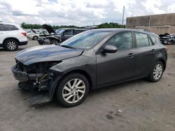 Salvage cars for sale from Copart Fredericksburg, VA: 2012 Mazda 3 I