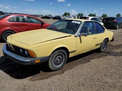 BMW salvage cars for sale: 1977 BMW 630