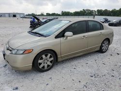 Honda salvage cars for sale: 2007 Honda Civic LX