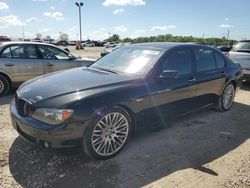Salvage cars for sale from Copart Indianapolis, IN: 2008 BMW 750 LI