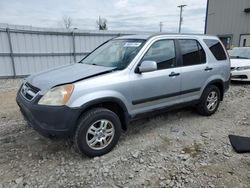 Salvage cars for sale from Copart Appleton, WI: 2002 Honda CR-V EX