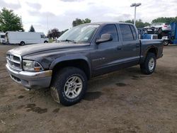 Dodge Dakota salvage cars for sale: 2002 Dodge Dakota Quad SLT